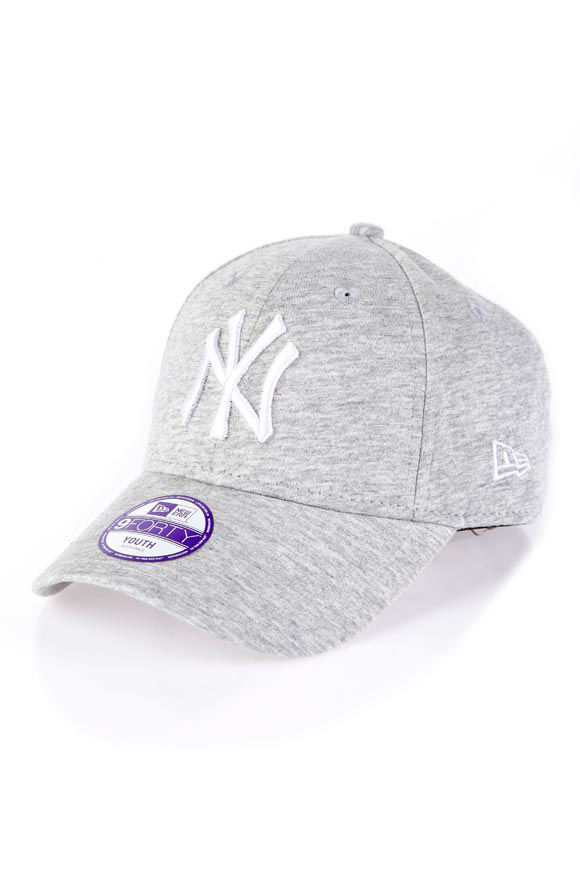 New Era 9Forty Cap / Strapback | Grau meliert + Weiss | Jungen  | Einheitsgroesse von New Era