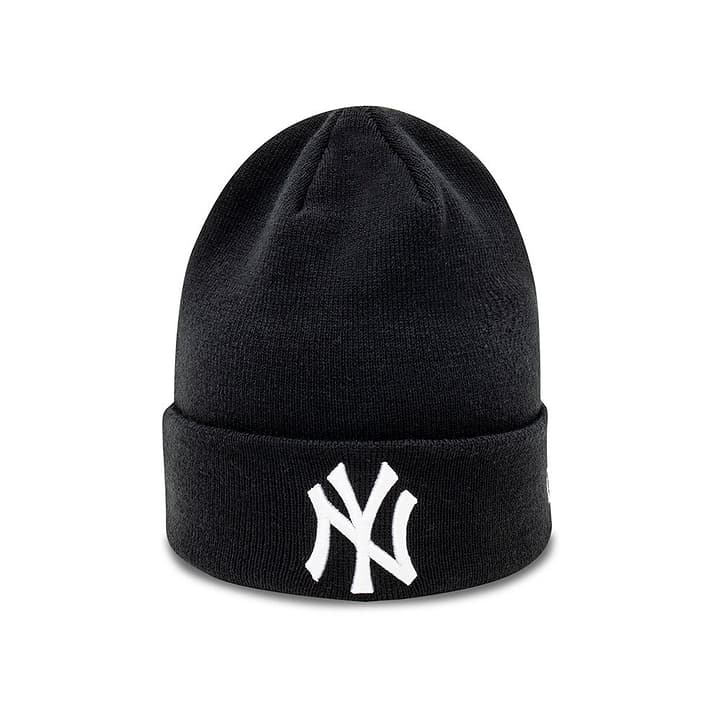New Era MLB Essential Cuff Beanie NEW York Yankees Mütze schwarz von New Era