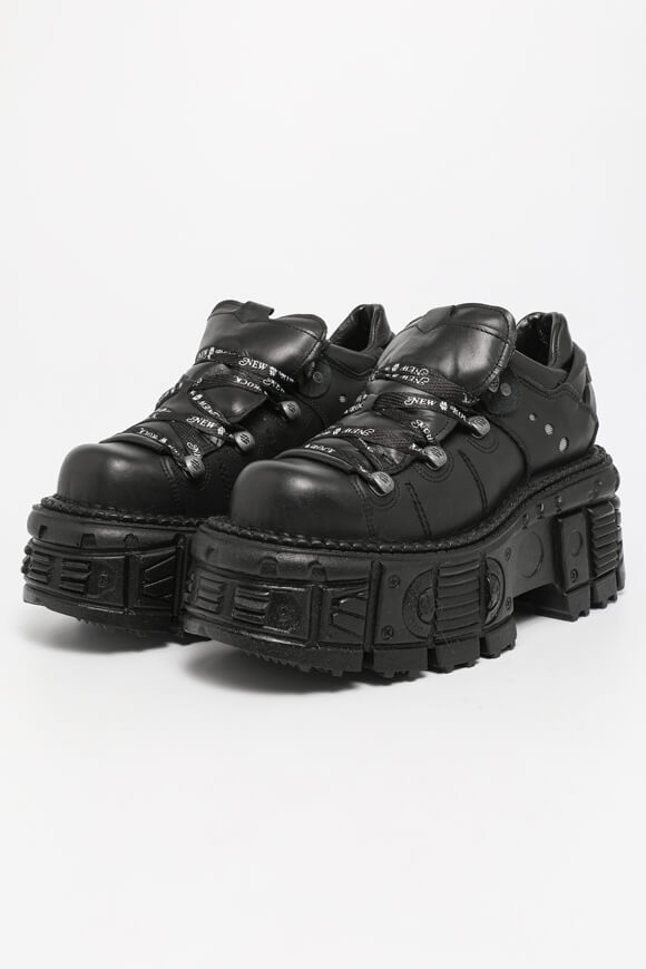 New Rock Plateau Sneaker | Schwarz | Herren  | EU40 von New Rock