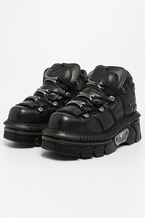 New Rock Plateau Sneaker | Schwarz | Herren  | EU40 von New Rock