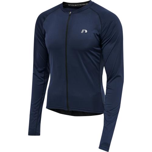 Einzelstück Newline Mens Core Bike L/S Jersey - black iris (Grösse: XL) von Newline