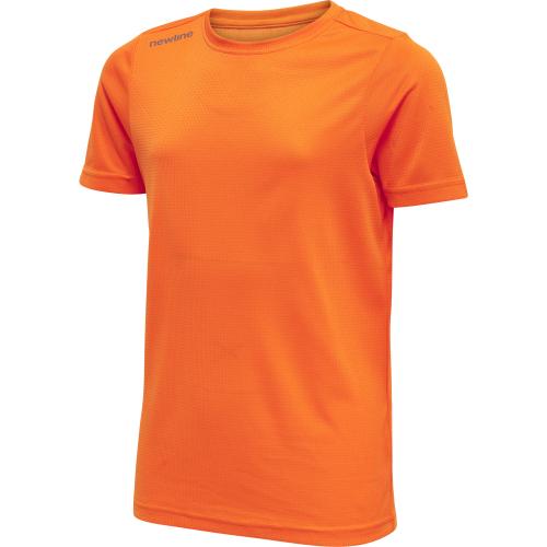Newline Kids Core Functional T-Shirt S/S - orange tiger (Grösse: 140) von Newline