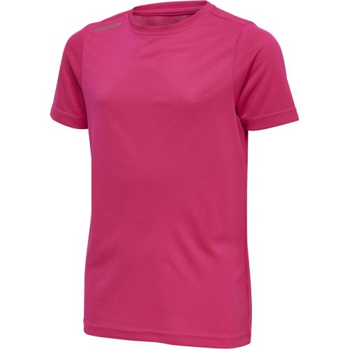 Newline Kids Core Functional T-Shirt S/S - pink peacock (Grösse: 140) von Newline