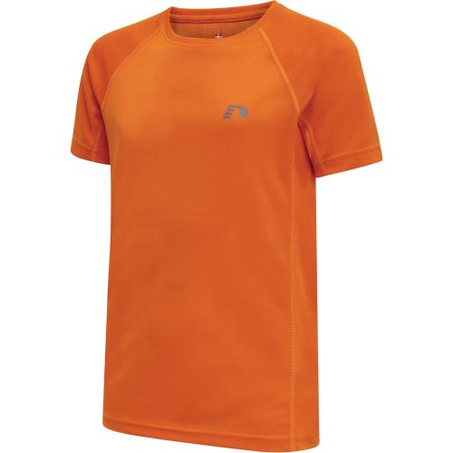 Newline Kids Core Running T-Shirt S/S - orange tiger (Grösse: 140) von Newline