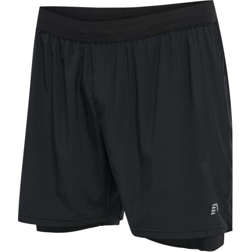 Newline Men Core 2-In-1 Shorts - black (Grösse: S) von Newline