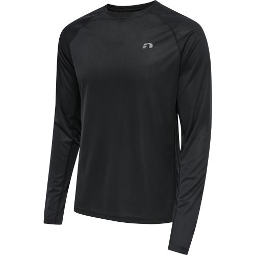 Newline Men Core Running T-Shirt L/S - black (Grösse: XL) von Newline