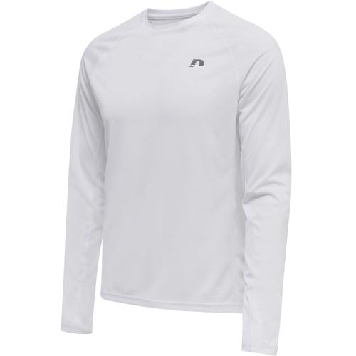 Newline Men Core Running T-Shirt L/S - white (Grösse: XL) von Newline