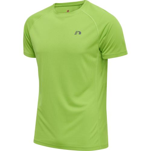 Newline Men Core Running T-Shirt S/S - green flash (Grösse: L) von Newline