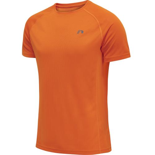 Newline Men Core Running T-Shirt S/S - orange tiger (Grösse: 2XL) von Newline