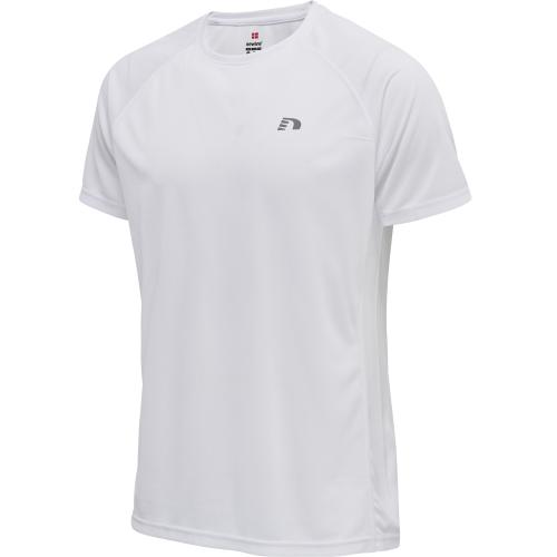 Newline Men Core Running T-Shirt S/S - white (Grösse: XL) von Newline