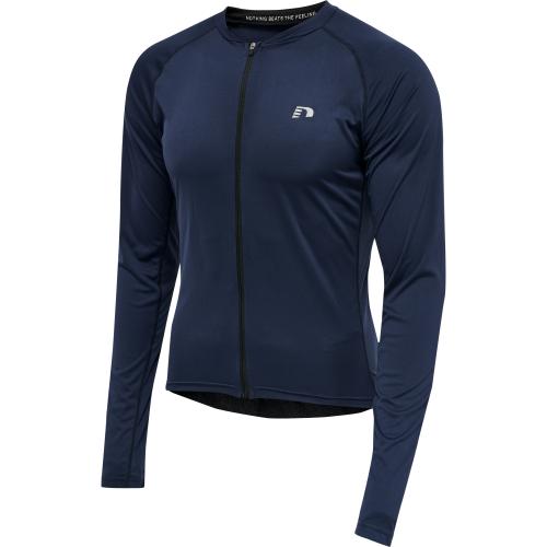 Newline Mens Core Bike L/S Jersey - black iris (Grösse: M) von Newline