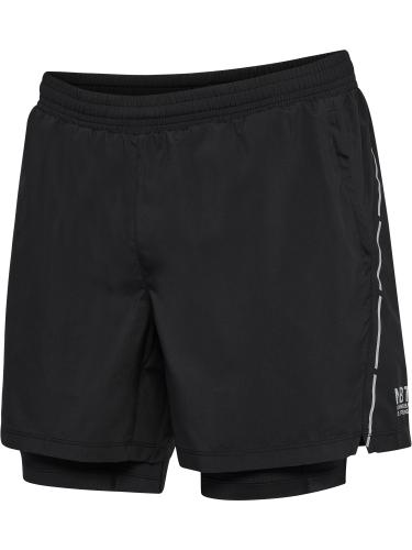 Newline Nwlfast 2In1 Zip Pocket Shorts - black (Grösse: M) von Newline