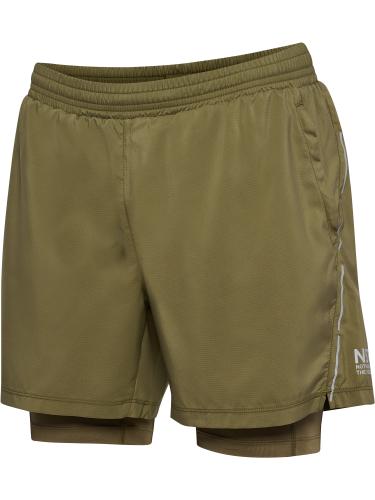 Newline Nwlfast 2In1 Zip Pocket Shorts - capers (Grösse: 2XL) von Newline