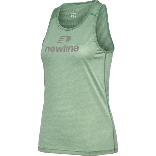 Newline Nwlfontana Singlet Woman - green bay melange (Grösse: S) von Newline