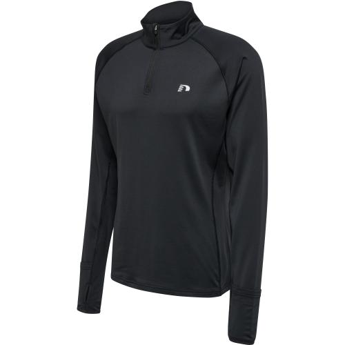 Newline Nwllakewood 1/2 Zip L/S Men - black (Grösse: S) von Newline