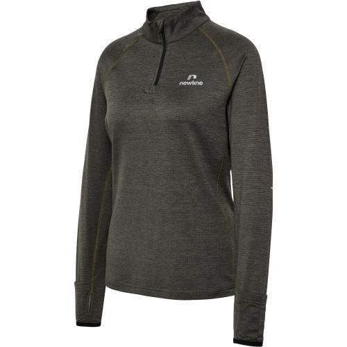 Newline Nwlpace Half Zip Woman - beluga melange (Grösse: L) von Newline