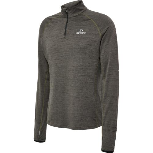 Newline Nwlpace Half Zip - beluga melange (Grösse: M) von Newline