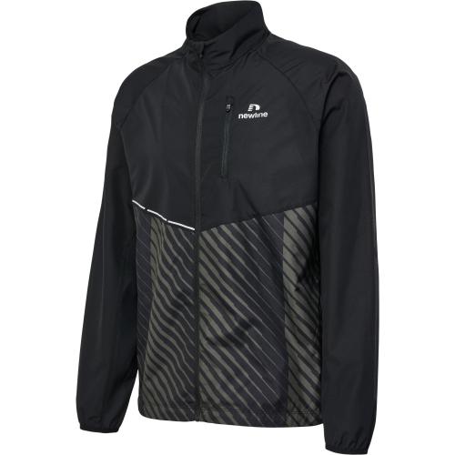 Newline Nwlpace Jacket - black beluga aop (Grösse: 2XL) von Newline