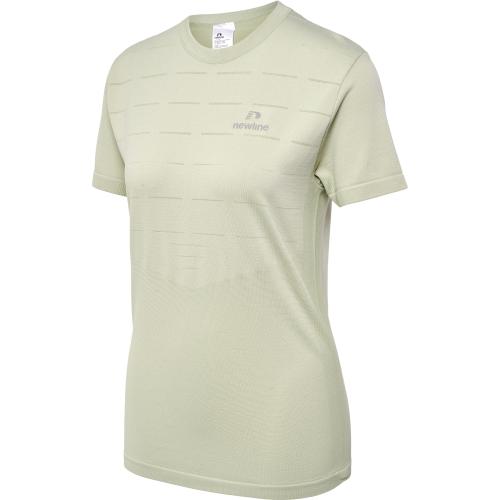 Newline Nwlriverside Seamless T-Shirt S/S Woman - agate grey (Grösse: M) von Newline