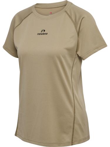 Newline Nwlspeed Mesh T-Shirt W - silver sage (Grösse: L) von Newline