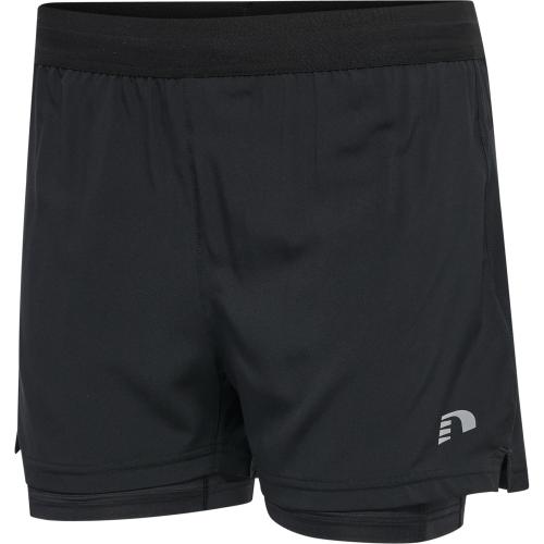 Newline Women Core 2-In-1 Shorts - black (Grösse: S) von Newline