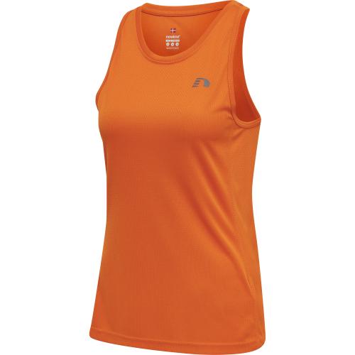 Newline Women Core Running Singlet - orange tiger (Grösse: S) von Newline