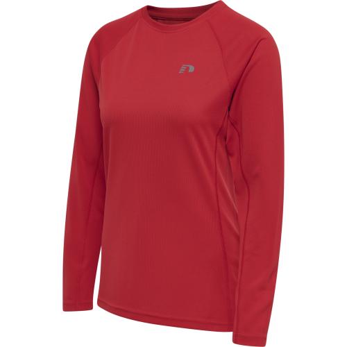 Newline Women Core Running T-Shirt L/S - tango red (Grösse: XL) von Newline