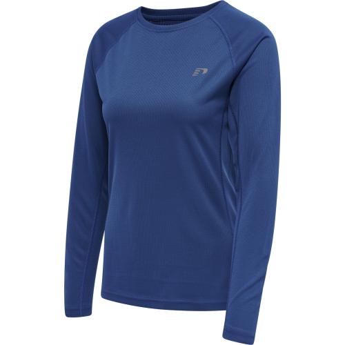 Newline Women Core Running T-Shirt L/S - true blue (Grösse: XL) von Newline