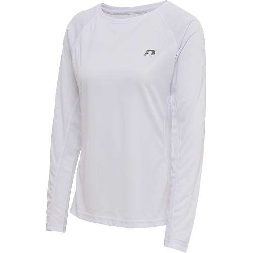 Newline Women Core Running T-Shirt L/S - white (Grösse: XL) von Newline