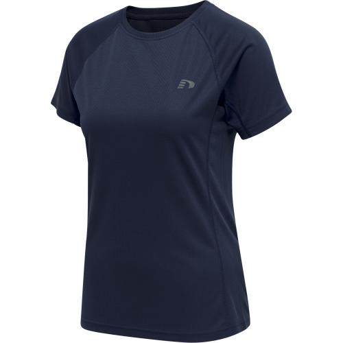 Newline Women Core Running T-Shirt S/S - black iris (Grösse: XS) von Newline