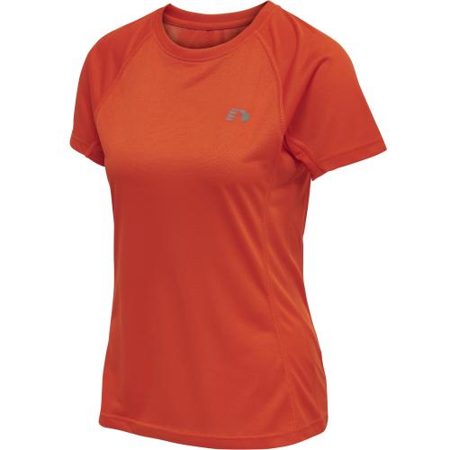 Newline Women Running T-Shirt S/S - spicy orange (Grösse: S) von Newline