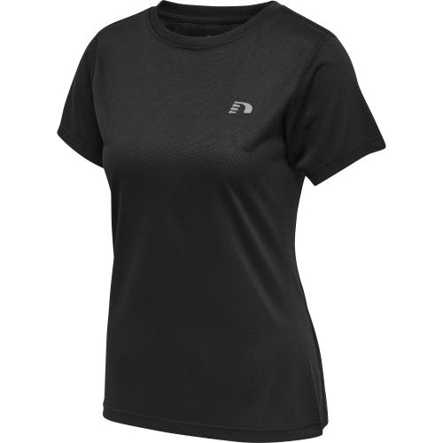 Newline Women Statement T-Shirt S/S - black (Grösse: XL) von Newline