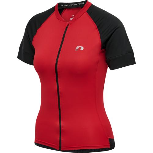 Newline Womens Core Bike Jersey - tango red (Grösse: L) von Newline