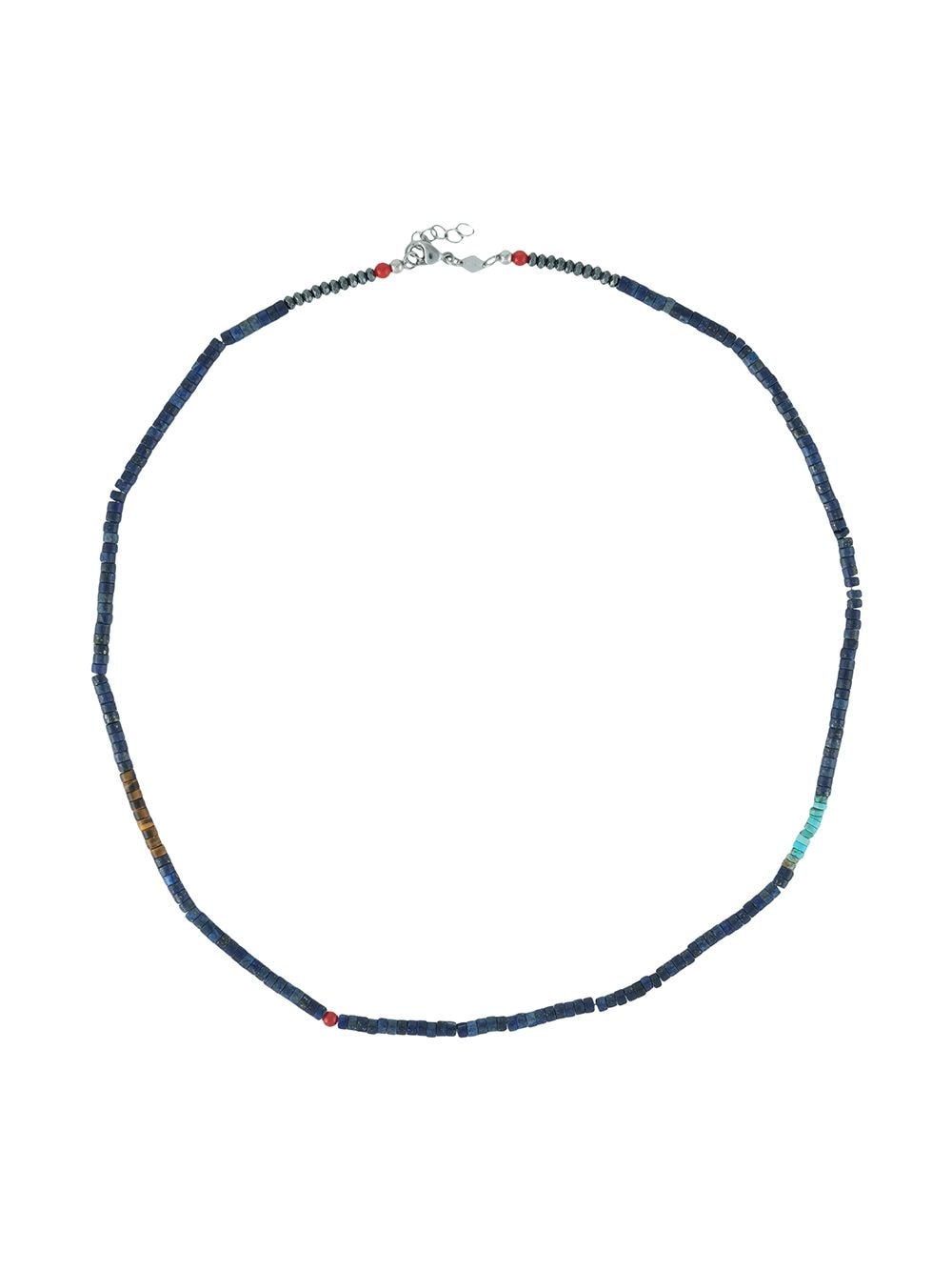 Nialaya Jewelry Heishi lapis bead necklace - Blue von Nialaya Jewelry
