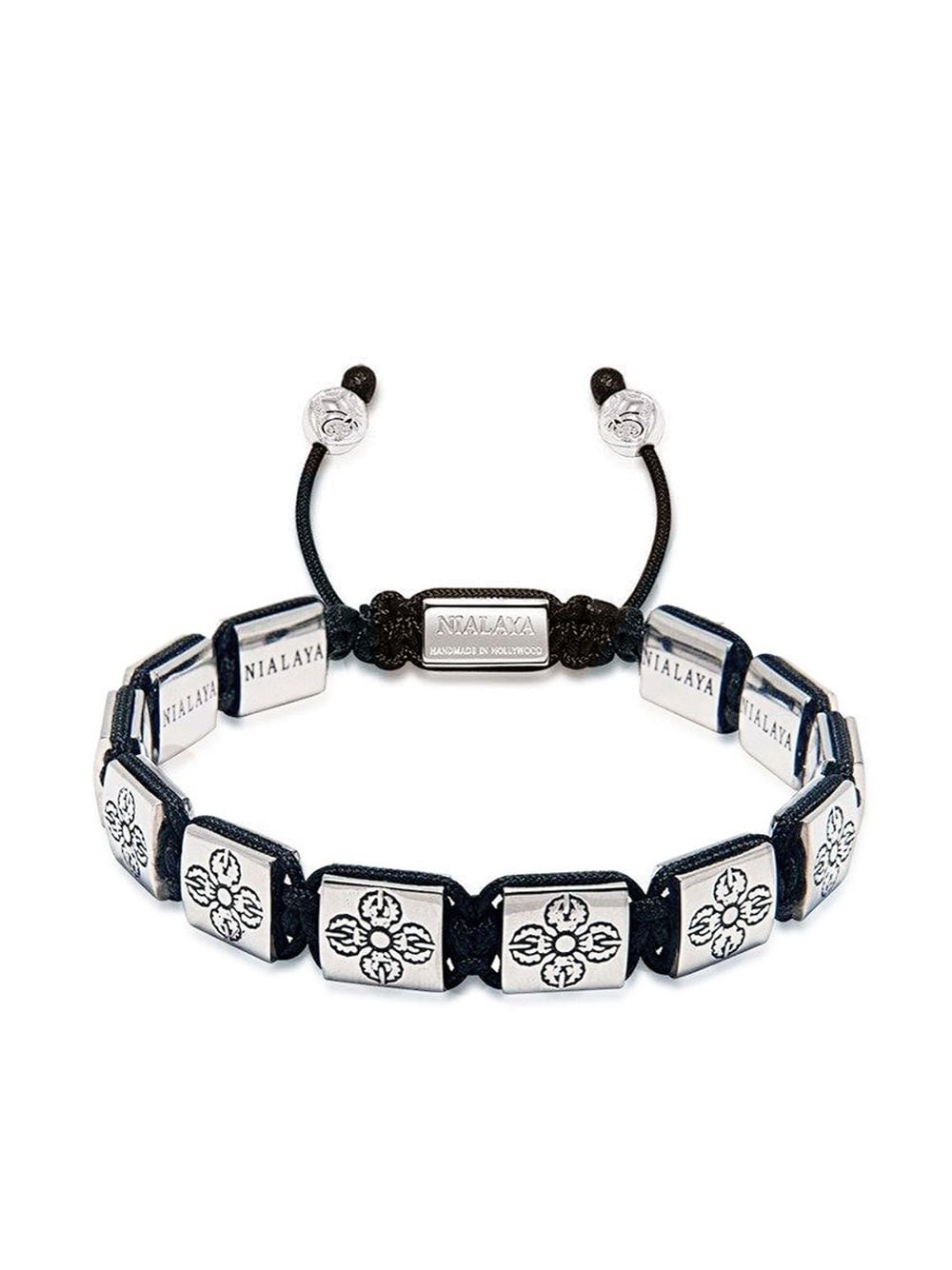 Nialaya Jewelry The Dorje Flatbead bracelet - Silver von Nialaya Jewelry