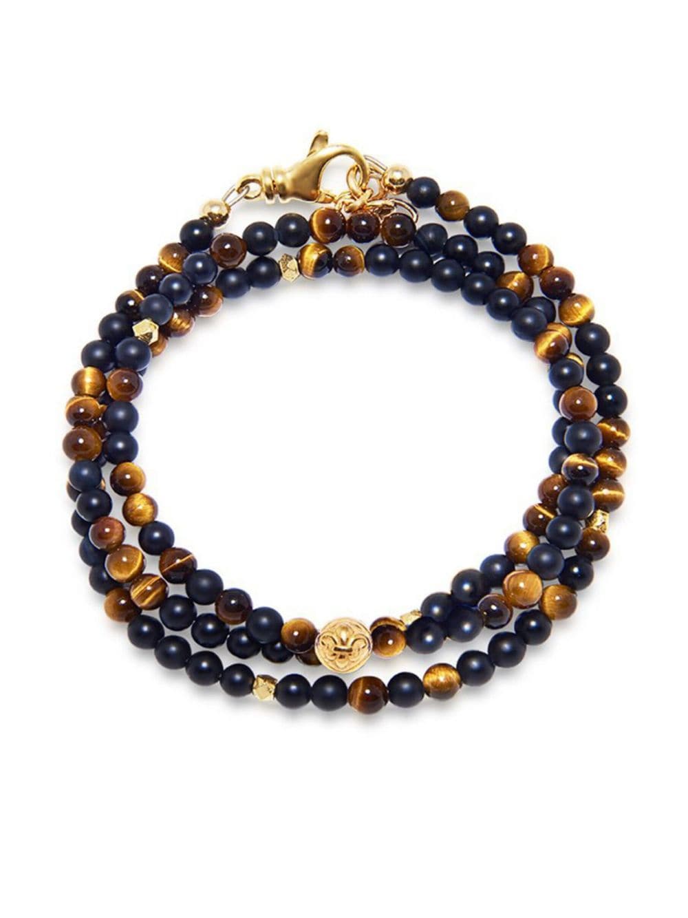 Nialaya Jewelry The Mykonos beaded bracelet - Brown von Nialaya Jewelry