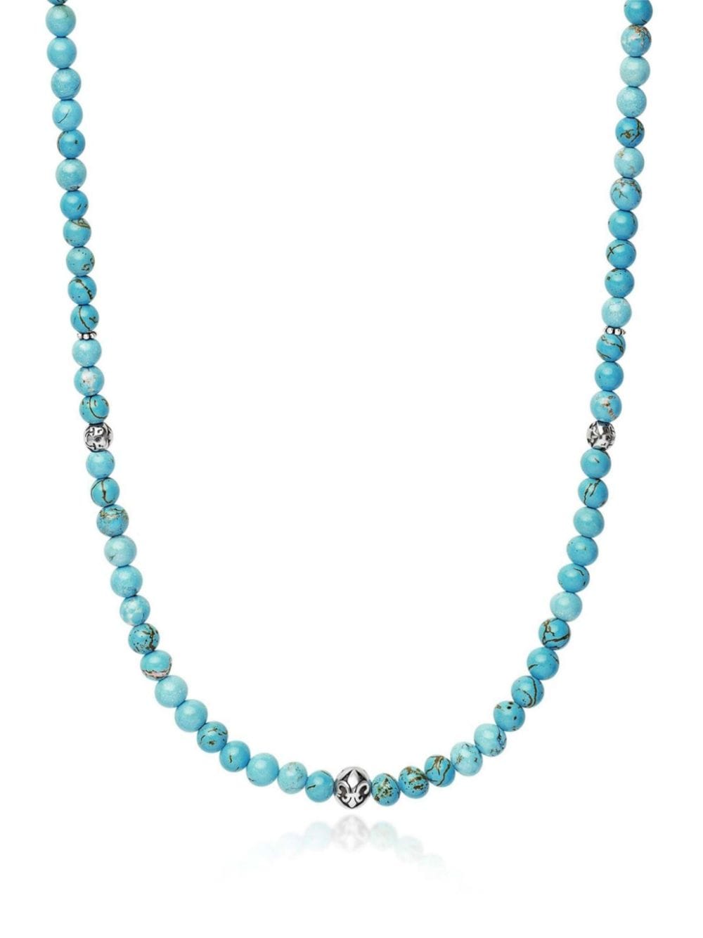 Nialaya Jewelry beaded turquoise necklace - Silver von Nialaya Jewelry