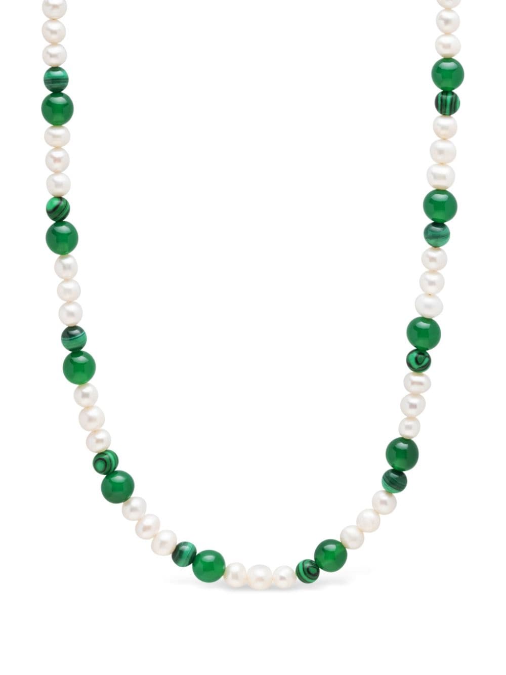 Nialaya Jewelry freshwater-pearl choker necklace - Green von Nialaya Jewelry