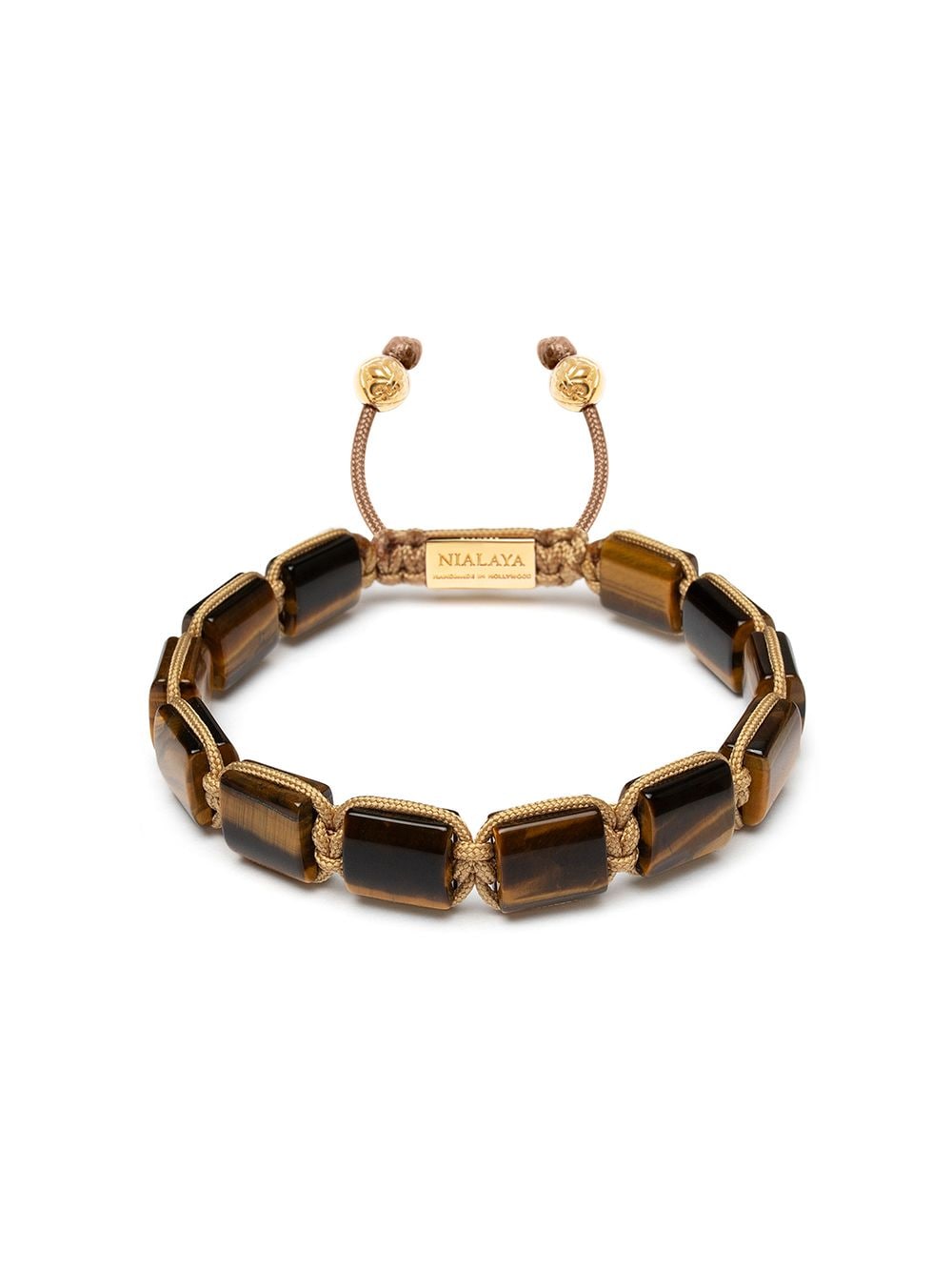 Nialaya Jewelry gemstone-embellished beaded bracelet - Brown von Nialaya Jewelry