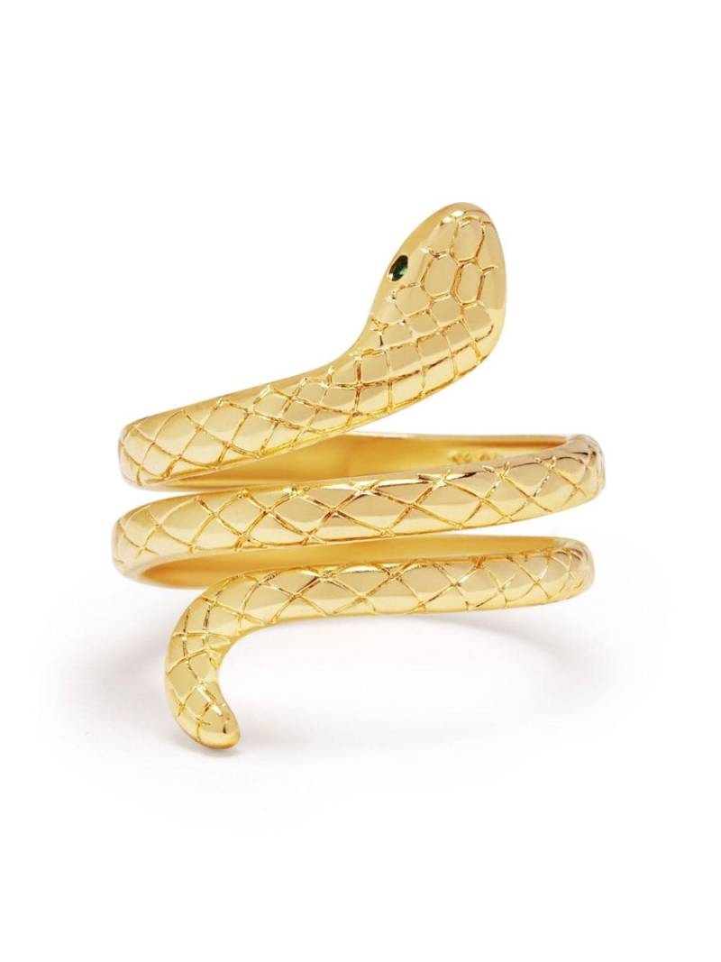 Nialaya Jewelry gold-plated snake ring von Nialaya Jewelry