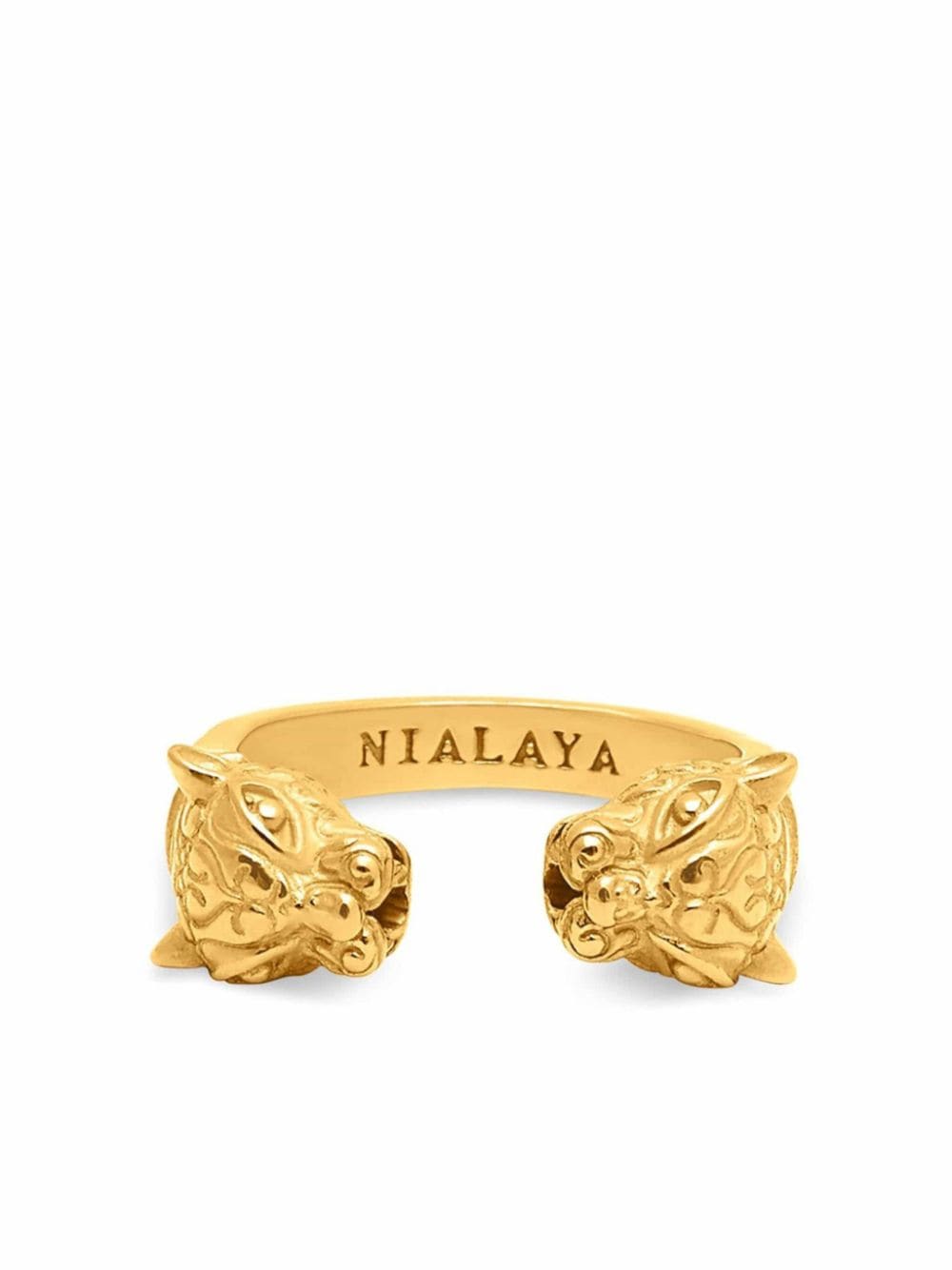 Nialaya Jewelry panther ring - Yellow von Nialaya Jewelry