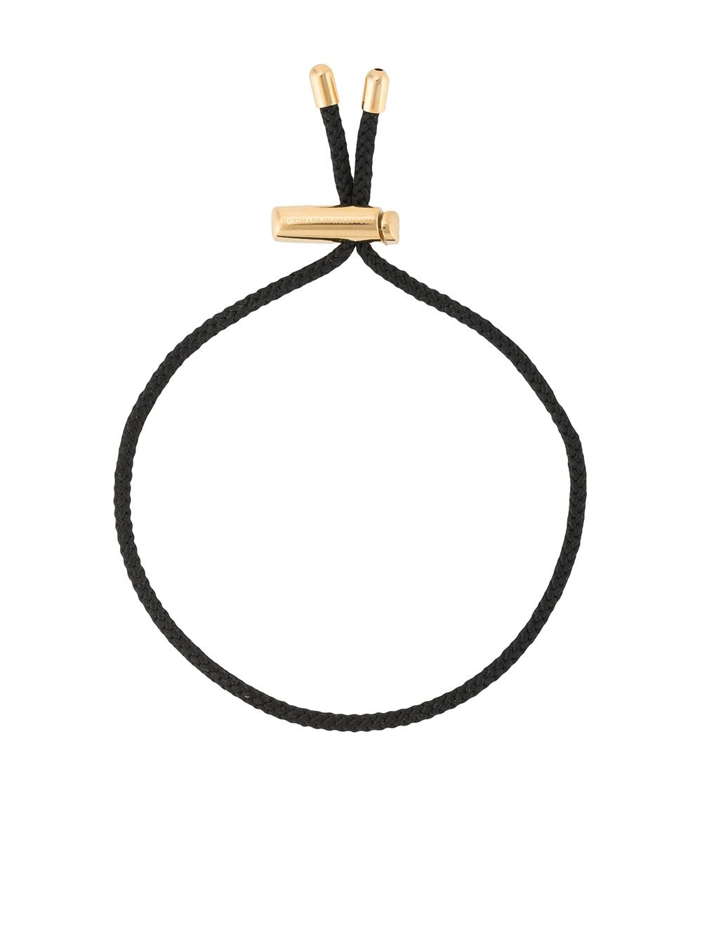 Nialaya Jewelry woven string bracelet - Black von Nialaya Jewelry