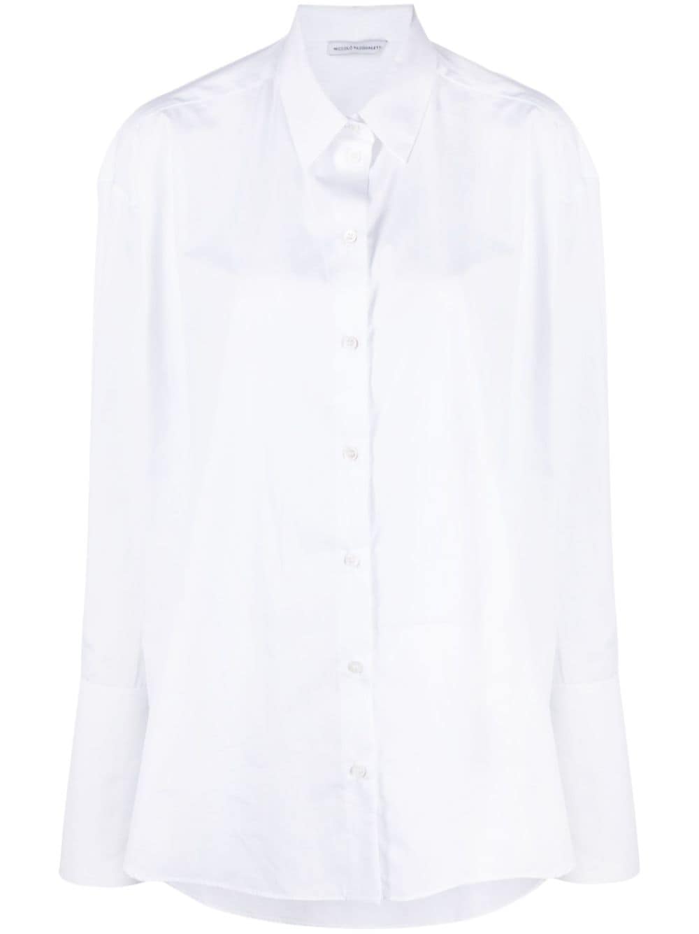 Niccolò Pasqualetti high-cuff poplin cotton shirt - White von Niccolò Pasqualetti