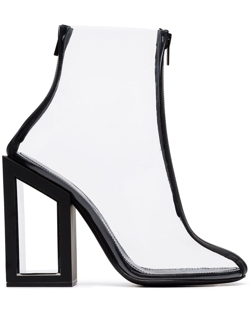 Nicholas Kirkwood black Void 105 PVC ankle boots von Nicholas Kirkwood