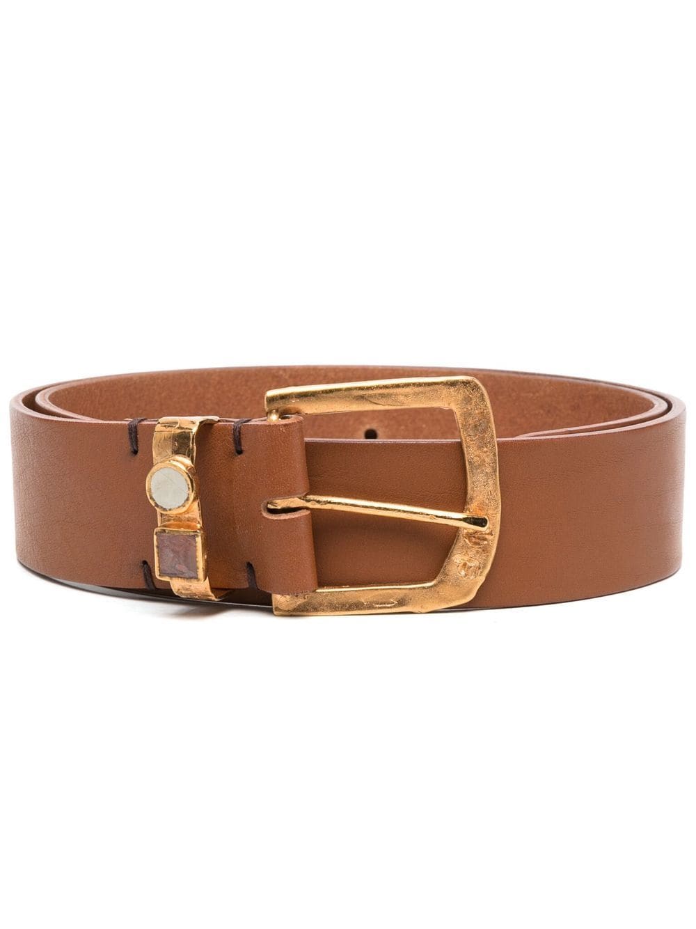 Nick Fouquet embellished-detail leather belt - Brown von Nick Fouquet