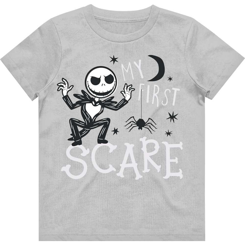 First Scare Tshirt Jungen Grau 104 von Nightmare Before Christmas