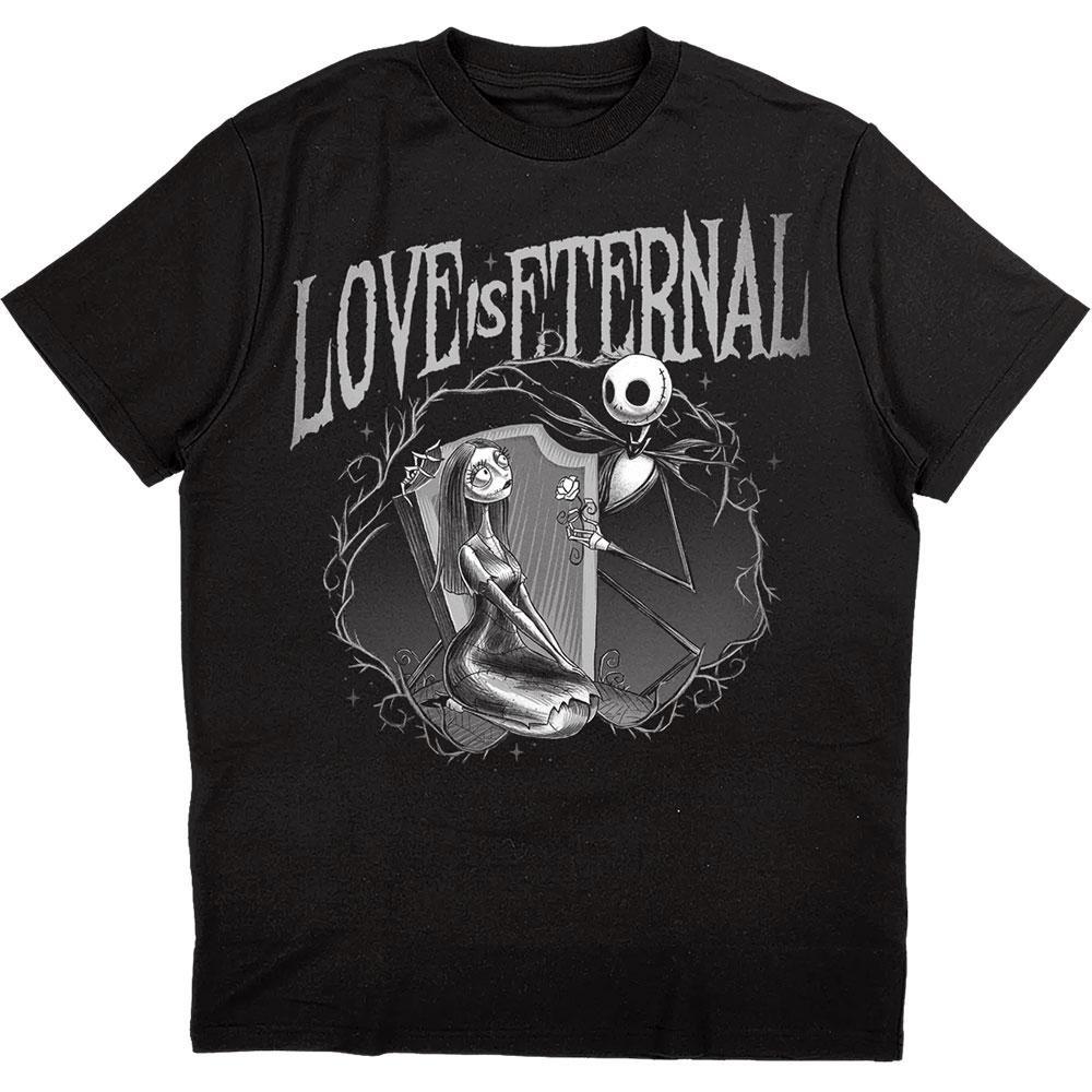 Love Is Eternal Tshirt Damen Schwarz M von Nightmare Before Christmas