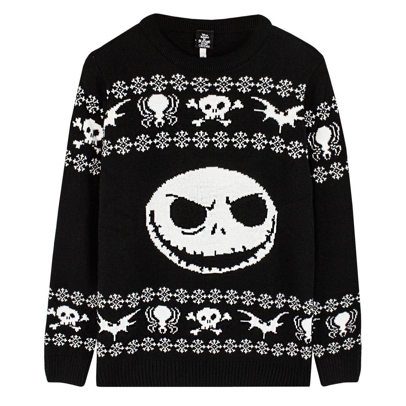 Pullover Herren Schwarz XS von Nightmare Before Christmas