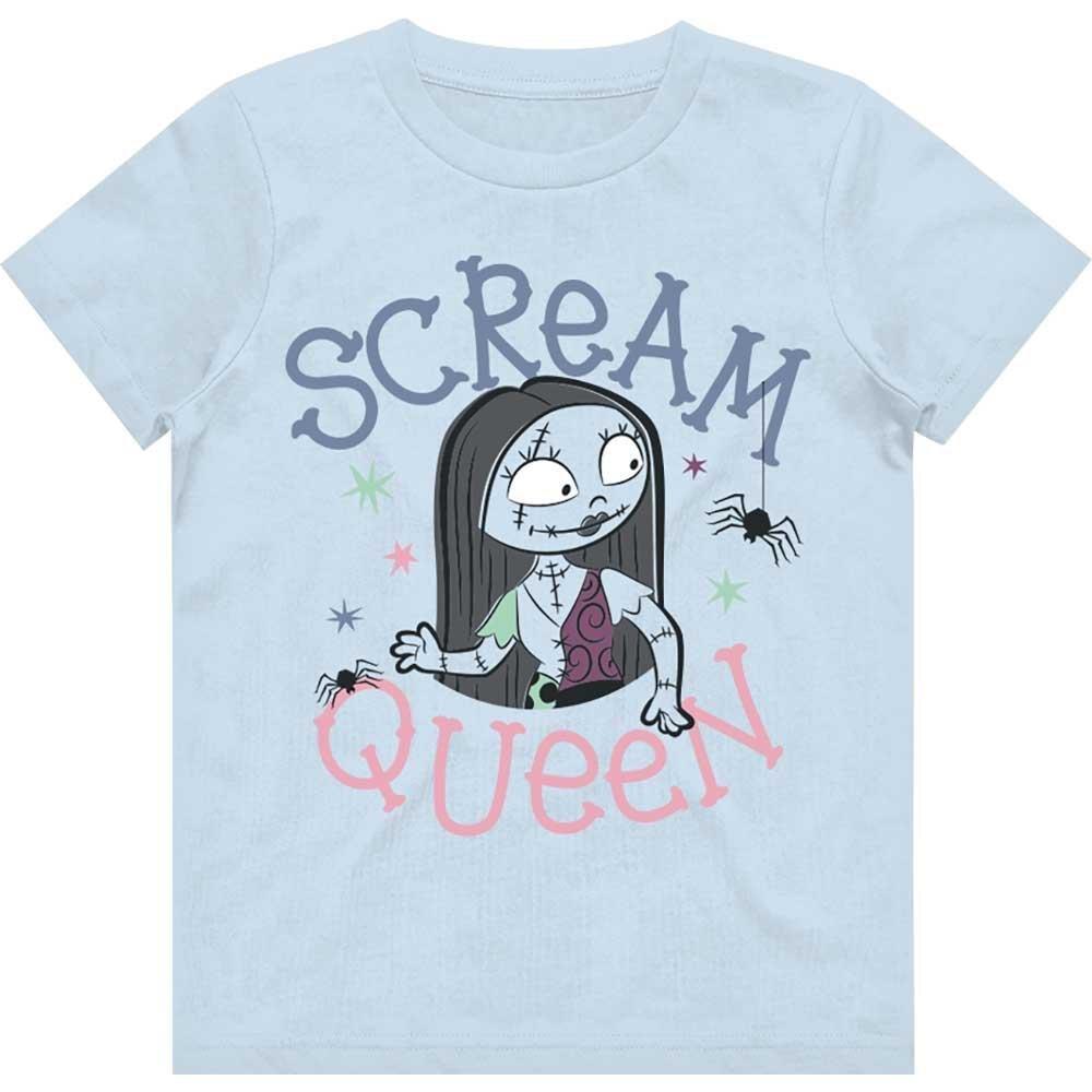 Scream Queen Tshirt Mädchen Hellblau 128 von Nightmare Before Christmas