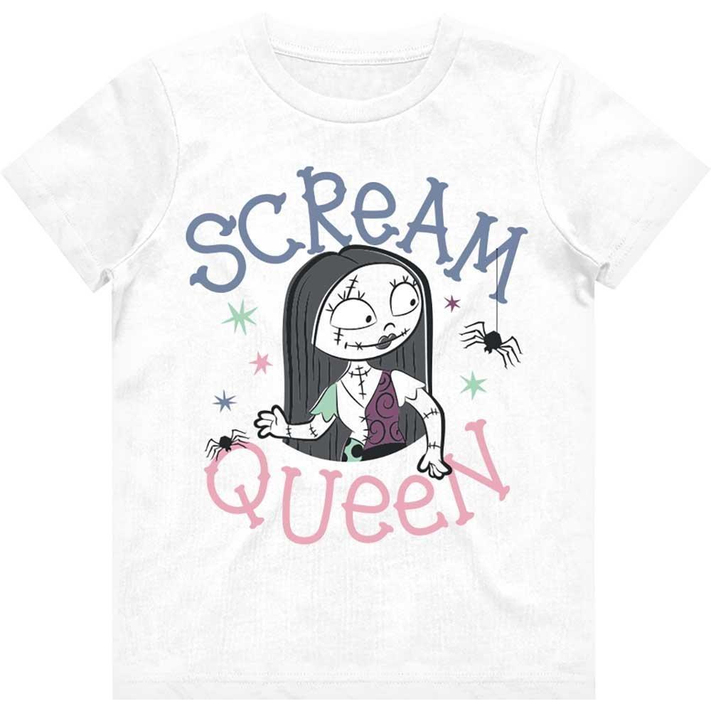 Scream Queen Tshirt Mädchen Weiss 116 von Nightmare Before Christmas